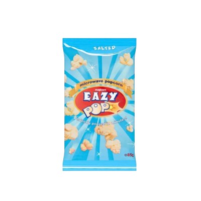 microwave popcorn salted