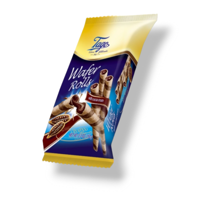 cocoa wafer rolls