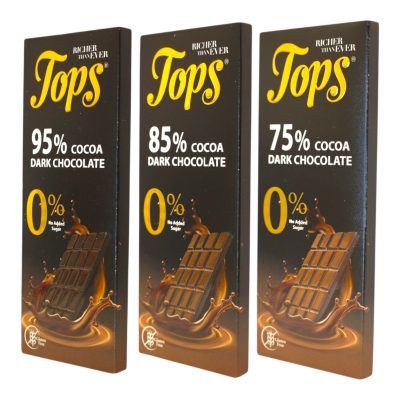 zero sugar dark chocolate