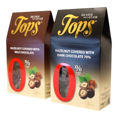 zero sugar chocolate hazelnuts