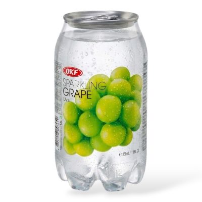 OKF Sparkling Flavoured Drinks - (Green Grape) - 350ml