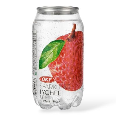 OKF Sparkling Flavoured Drinks - (Lychee) - 350ml