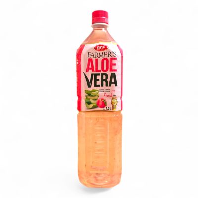 OKF Aloe Vera Drinks - Peach - 1.5L