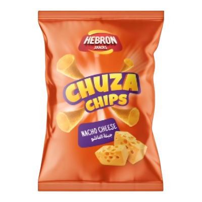 Hebron Nacho Cheese Corn Chips - 30g