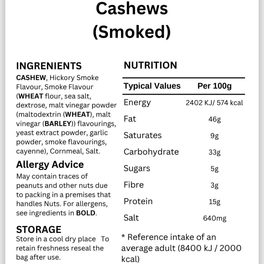 Cashews (Roasted & Smoked) - Fresh & Delicious - Image 2