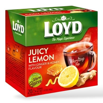 Loyd Tea - Juicy Lemon with Honey & Ginger - 20 Bags - 40g