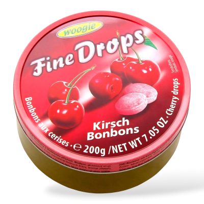 Woogie Fine Drops Candies (Cherry) - 200g