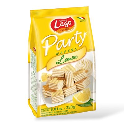 Lago Party Wafer (Lemon) - 250g