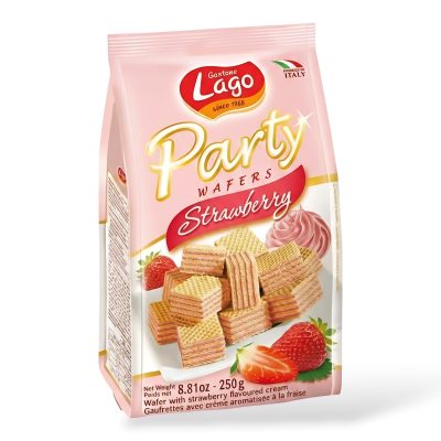 Lago Party Wafer (Strawberry) - 250g