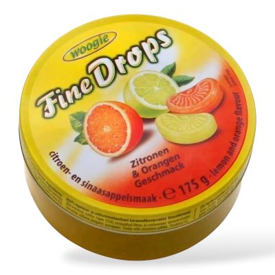 Woogie Fine Drops Candies (Lemon & Orange) - 200g