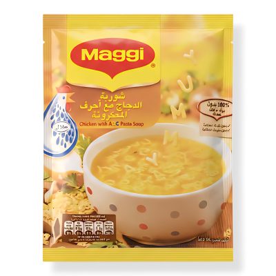 Maggi Chicken with ABC Pasta Soup - Instant Soup Sachet - 66g