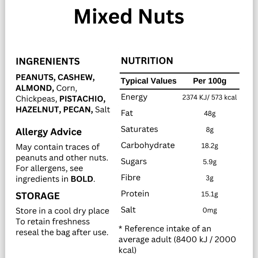 Mixed Nuts - Roasted & Salted - Fresh & Delicious - Image 2