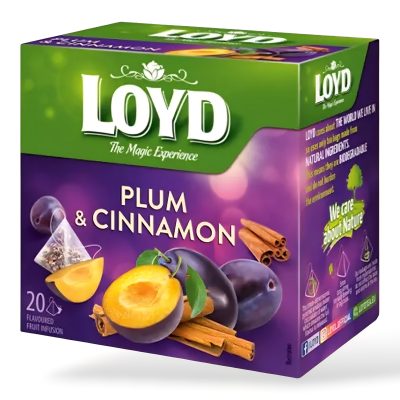 Loyd Tea - Plum & Cinnamon - 20 Bags - 40g