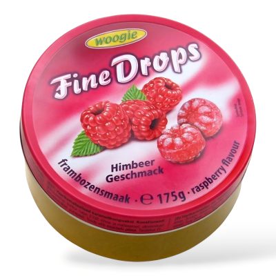 Woogie Fine Drops Candies (Raspberry) - 200g