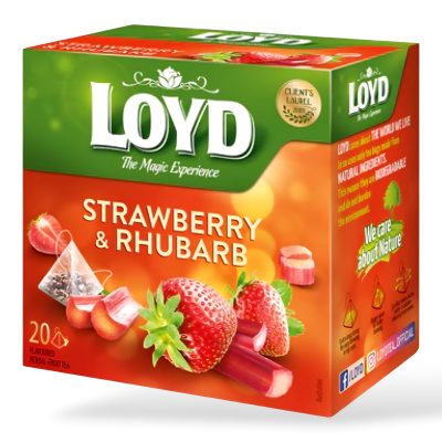 Loyd Tea - Strawberry & Rhubarb - 20 Bags - 40g