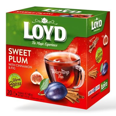 Loyd Tea - Sweet Plum with Fig & Ginger - 20 Bags - 40g