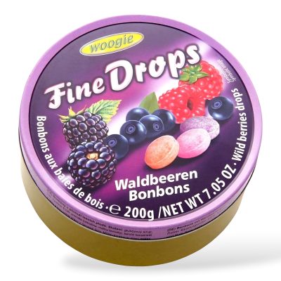 Woogie Fine Drops Candies (Wild Berries) - 200g