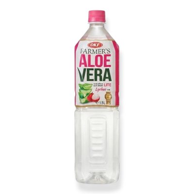 OKF Aloe Vera Drinks - Lychee - 1.5L
