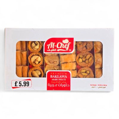 Al-Chef Premium Assorted Baklava (Baklawa) - 300g