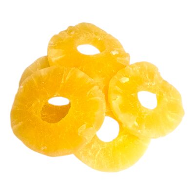Dried Pineapple Crystallised Rings