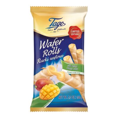 Tago Wafer Rolls (Mango Flavour Cream) - 150g