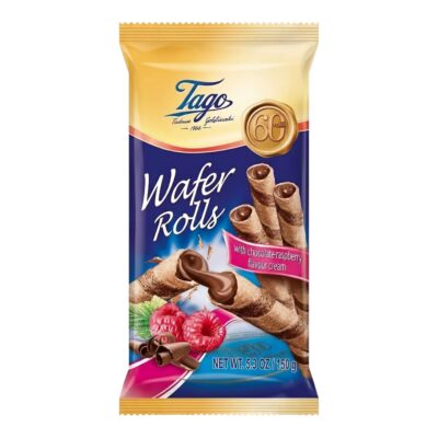 Tago Wafer Rolls (Chocolate Raspberry Cream) - 150g